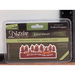 DS-EDGX-CGA Diesire Edgeables Metal Die Christmas Garden CRAFTERS COMPANION